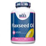 Flax Seed Oil Organic 100 softgels by Haya Labs