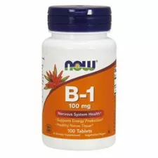 NOW FOODS
Vitamin B1 100mg 100 tabs