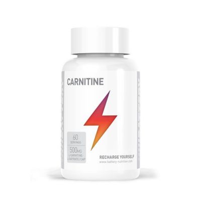 battery nutrition carnitine 500 60 capsule