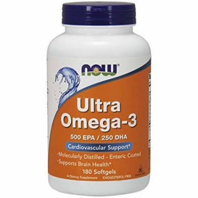 Ultra Omega-3 180 softgels Now Foods