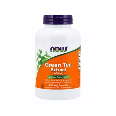 NOW FOODS
Green Tea Extract 400mg 250cps