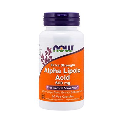 Alpha Lipoic Acid 600mg 60 capsule Now Foods