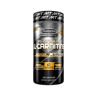 Platinum 100% Carnitine 180 caps Muscletech