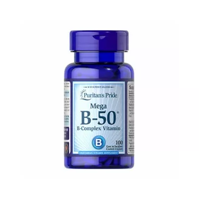 PURITANS PRIDE Vitamin B-50 Complex 50mg 100 cps