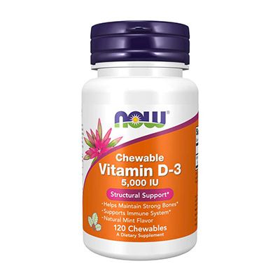 Vitamin D3 5000 IU Chewable 120 tabs Now Foods