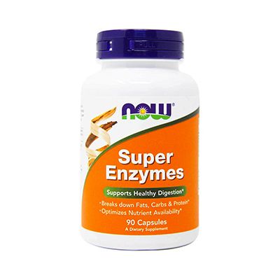 Super Enzymes 90 cps Now Foods